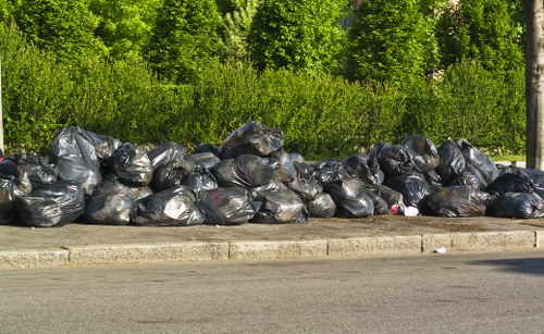 Professional waste clearance service in action in Ickenham